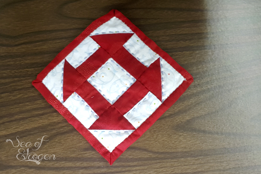 Hand Piecing and Quilting – October’s TSNEM Project