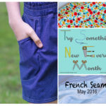 French Seams – May’s Try Something New Every Month Project